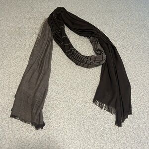STYLE & CO | tan to brown long scarf